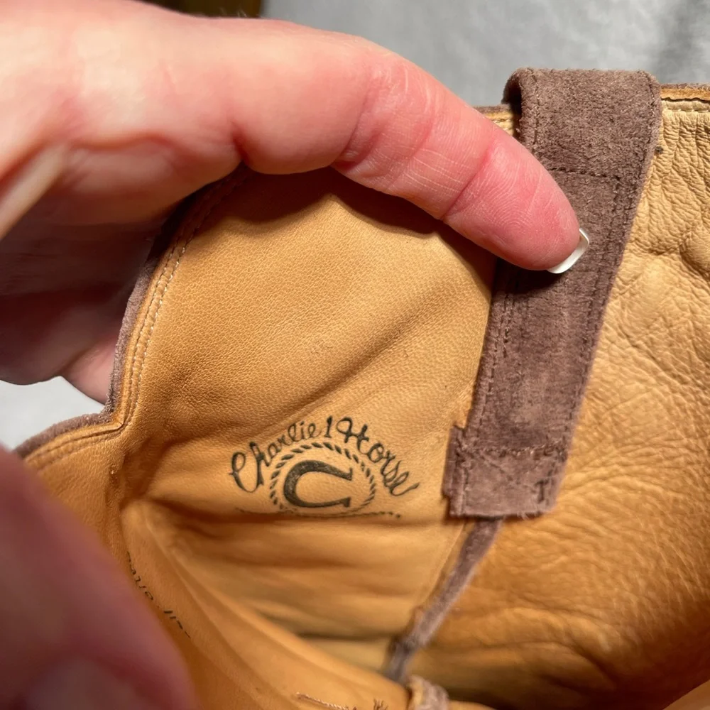 NEW! Charlie 1 Horse Lucchese Heeled Boot 7B - Picture 10 of 13